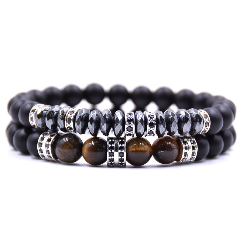 Rose Gold Micro-set Spacer Bracelet Man Fashion Women Fashion Gift For Women Beautiful Beads