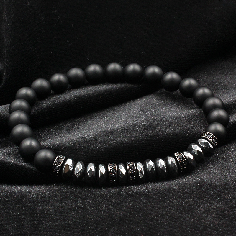 Rose Gold Micro-set Spacer Bracelet Man Fashion Women Fashion Gift For Women Beautiful Beads