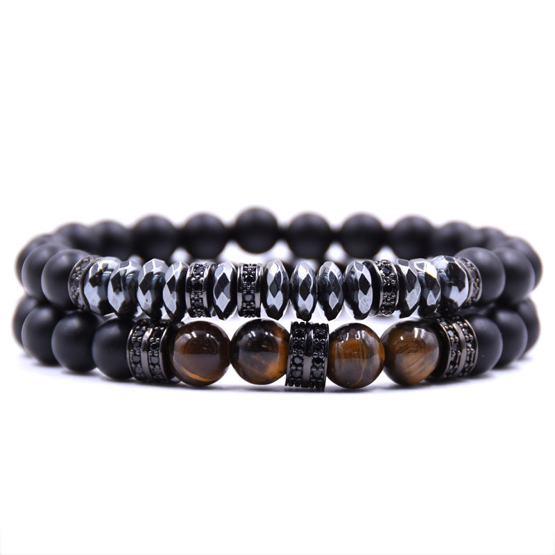 Rose Gold Micro-set Spacer Bracelet Man Fashion Women Fashion Gift For Women Beautiful Beads