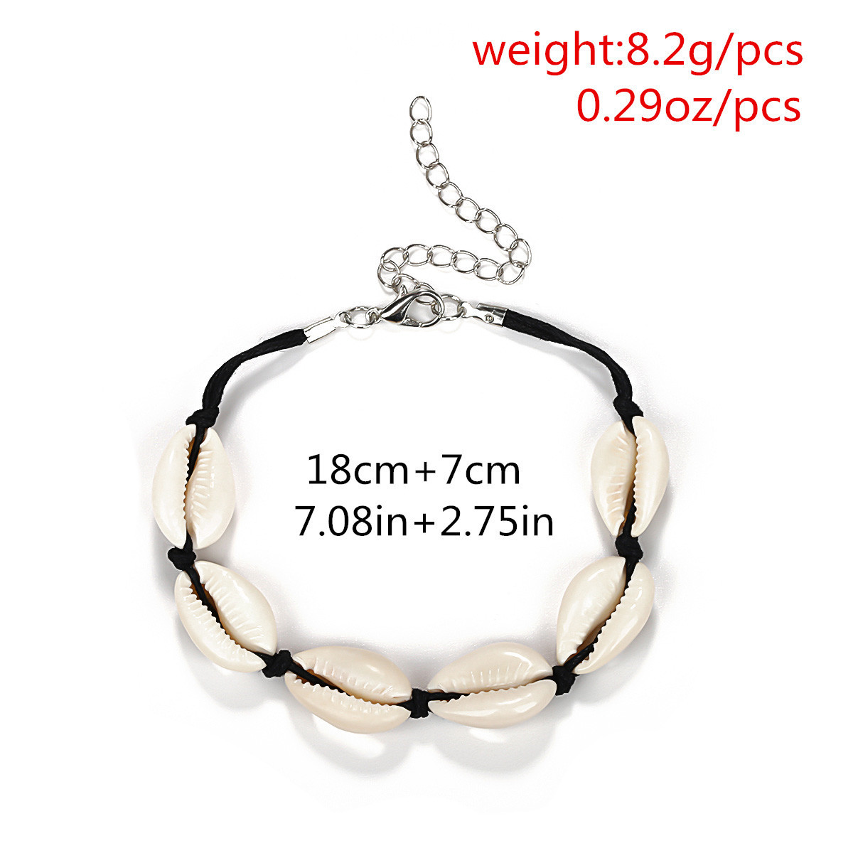 Handmade Natural Seashell Hand Woven Rope Bracelets Women Accessories Gift