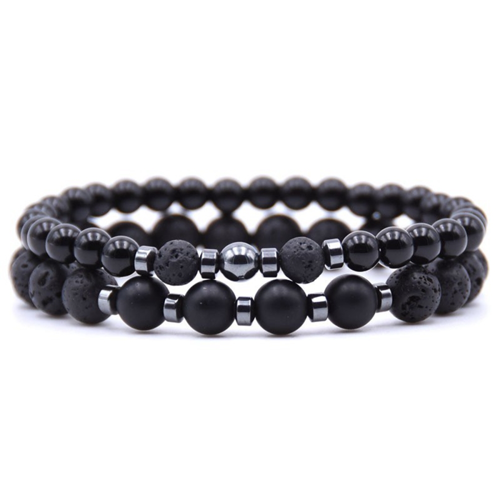 2PCS/Lot 6MM Spectrolite Bracelet And 8MM Soda lite Bracelet Man Fashion Women Fashion Gift For Women Fashion Bracelets