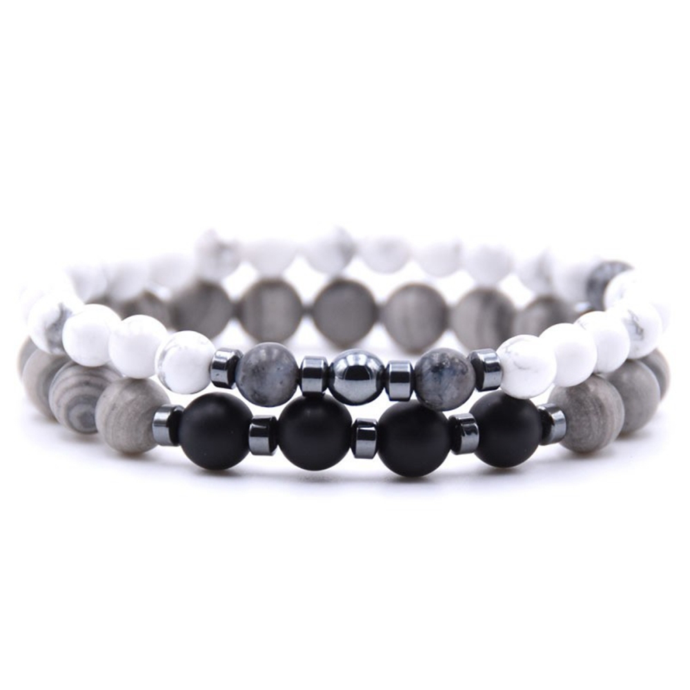 2PCS/Lot 6MM Spectrolite Bracelet And 8MM Soda lite Bracelet Man Fashion Women Fashion Gift For Women Fashion Bracelets