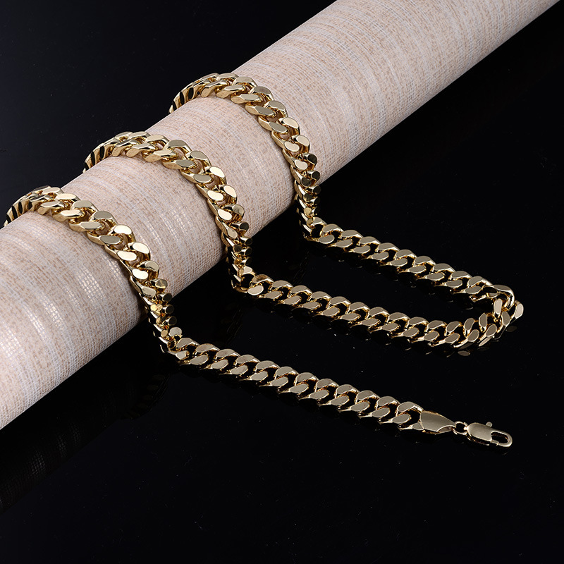 Women Men Punk Jewelry Gift Fashion Gold Plating Chain Charm Bracelet