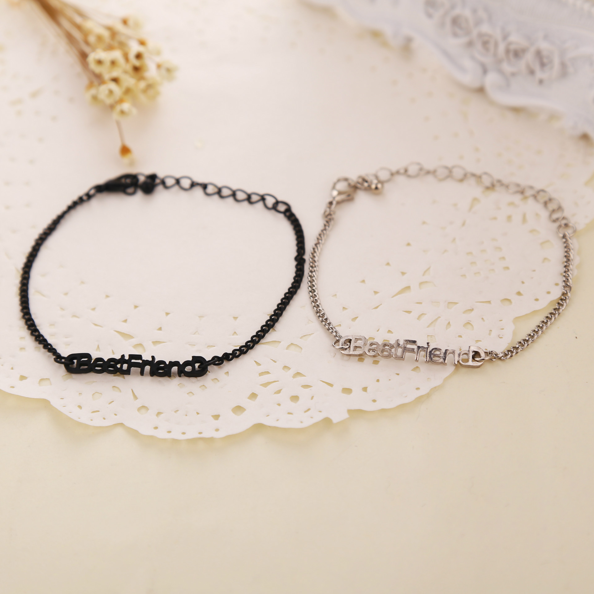 Fashion Alloy  Best Friends Adjistable Bracelet Long Distance Friendship Gift