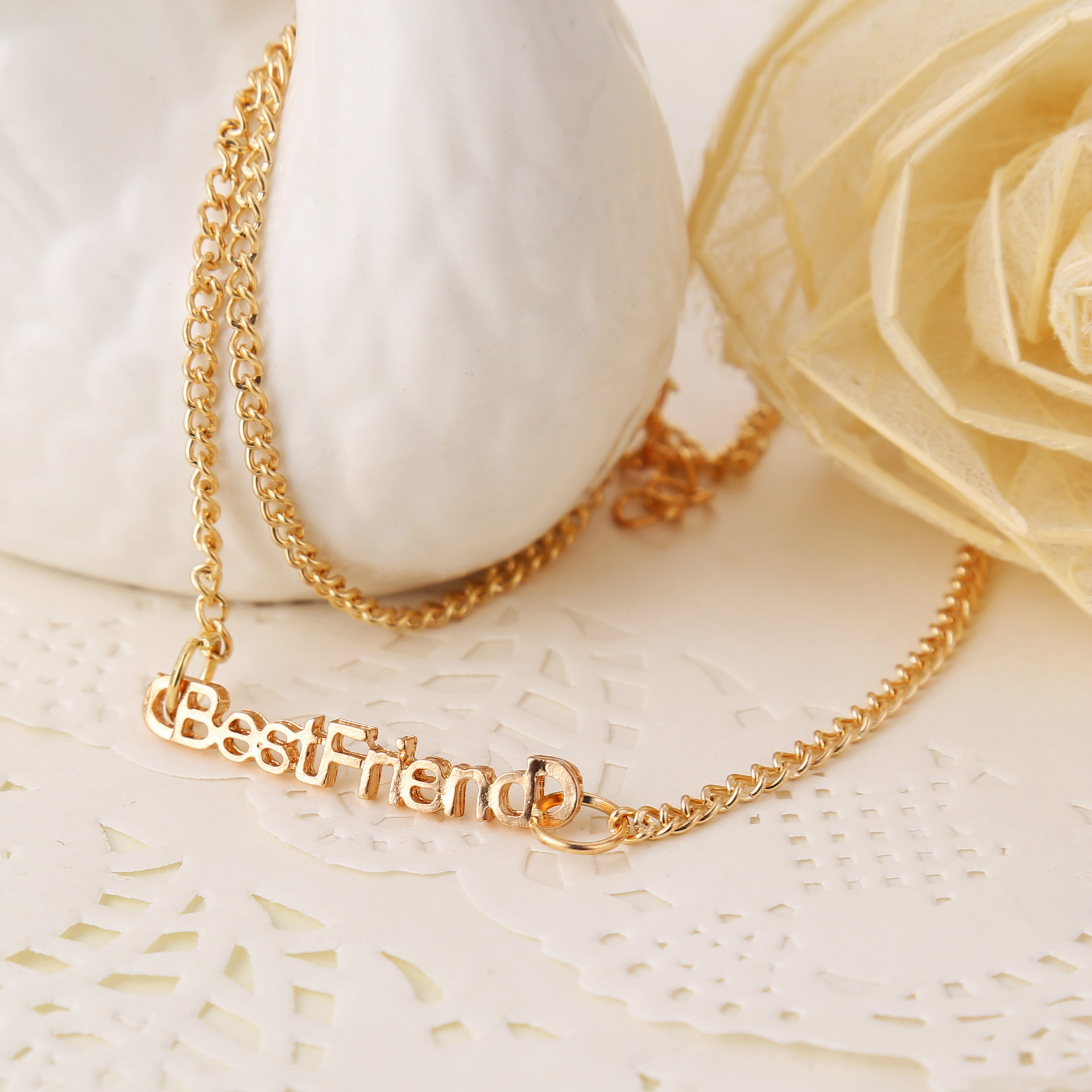 Fashion Alloy  Best Friends Adjistable Bracelet Long Distance Friendship Gift