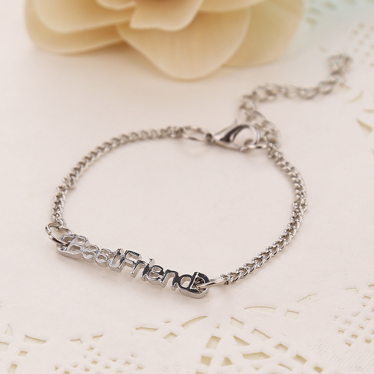 Fashion Alloy  Best Friends Adjistable Bracelet Long Distance Friendship Gift