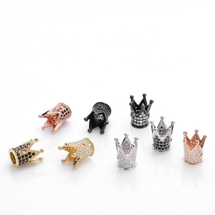 Mico Crystal Copper Crown Beads Findings for Makeing jewelry