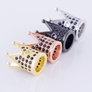 Mico Crystal Copper Crown Beads Findings for Makeing jewelry