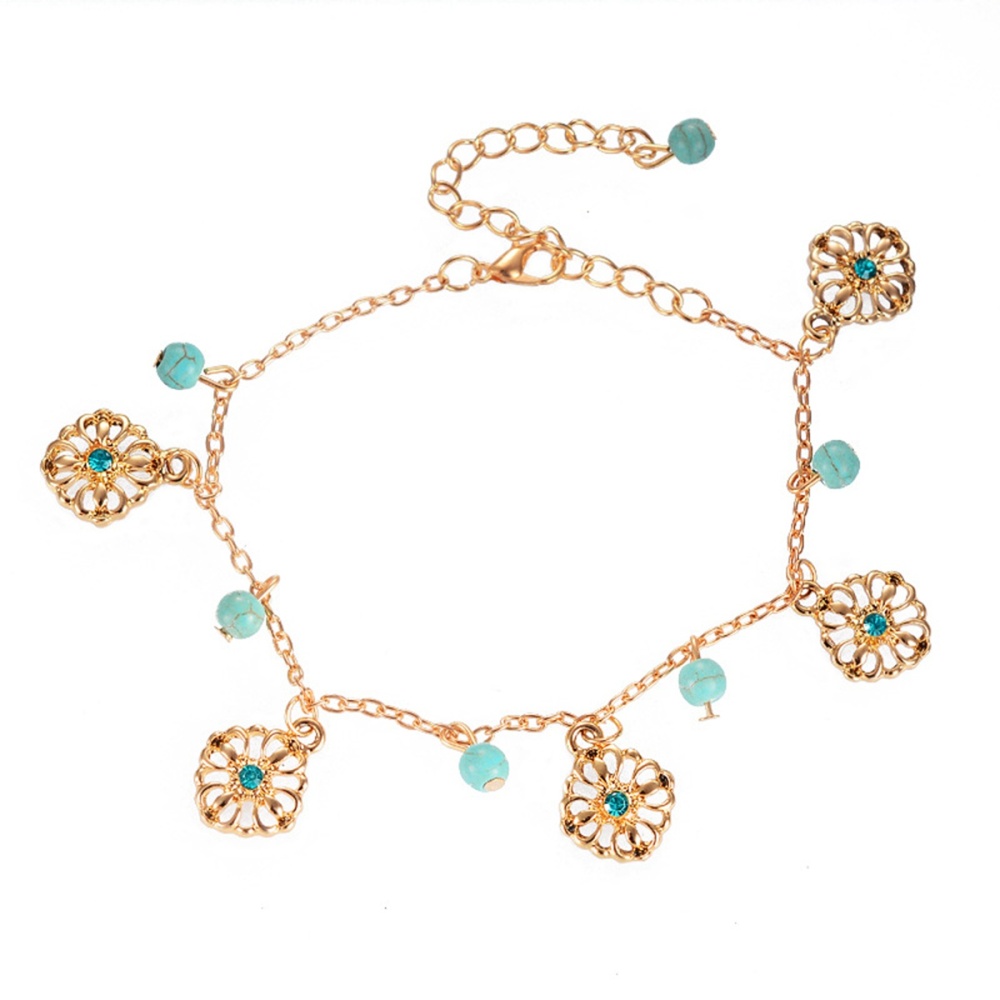 Boho Wave Anklet Multi-Layer Beach Anklet Foot Charm Jewelry Gifts Women