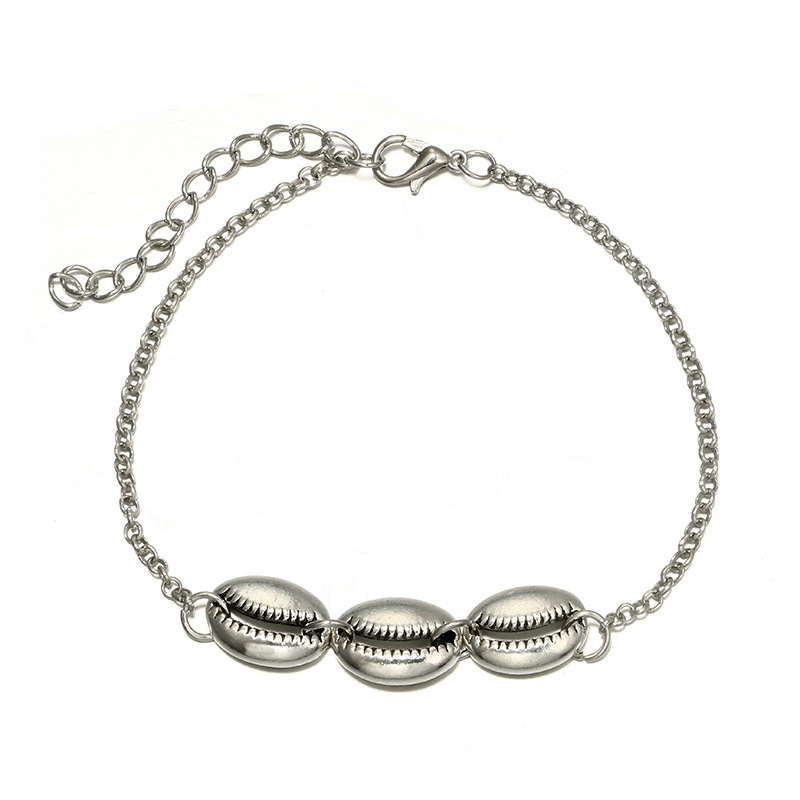 Boho Wave Shell Anklet Multi-Layer Beach Anklet Foot Charm Jewelry Gifts Women