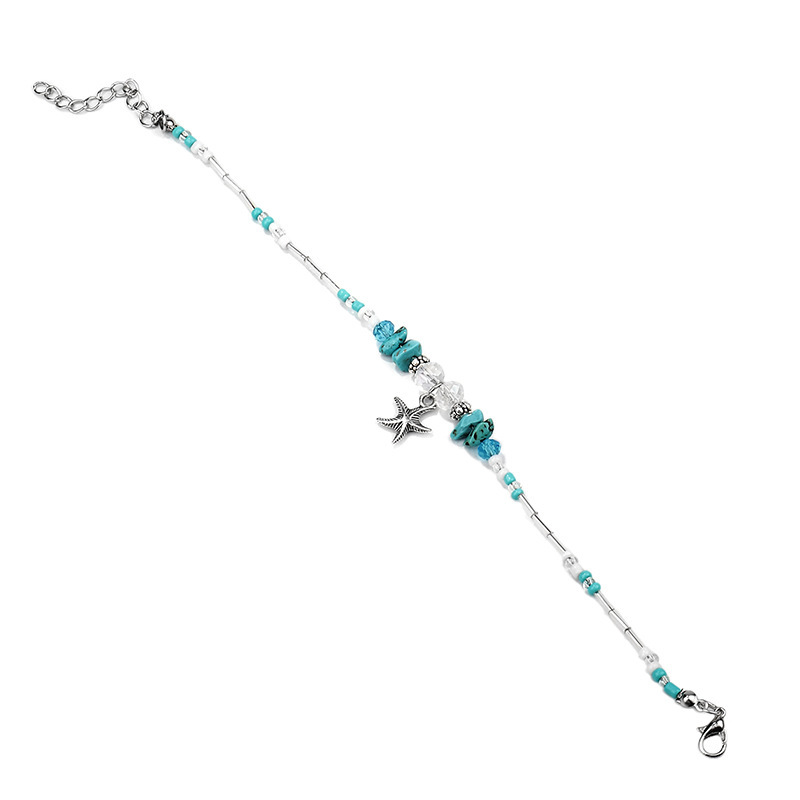 Boho Wave Anklet Multi-Layer Beach Anklet Foot Charm Jewelry Gifts Women