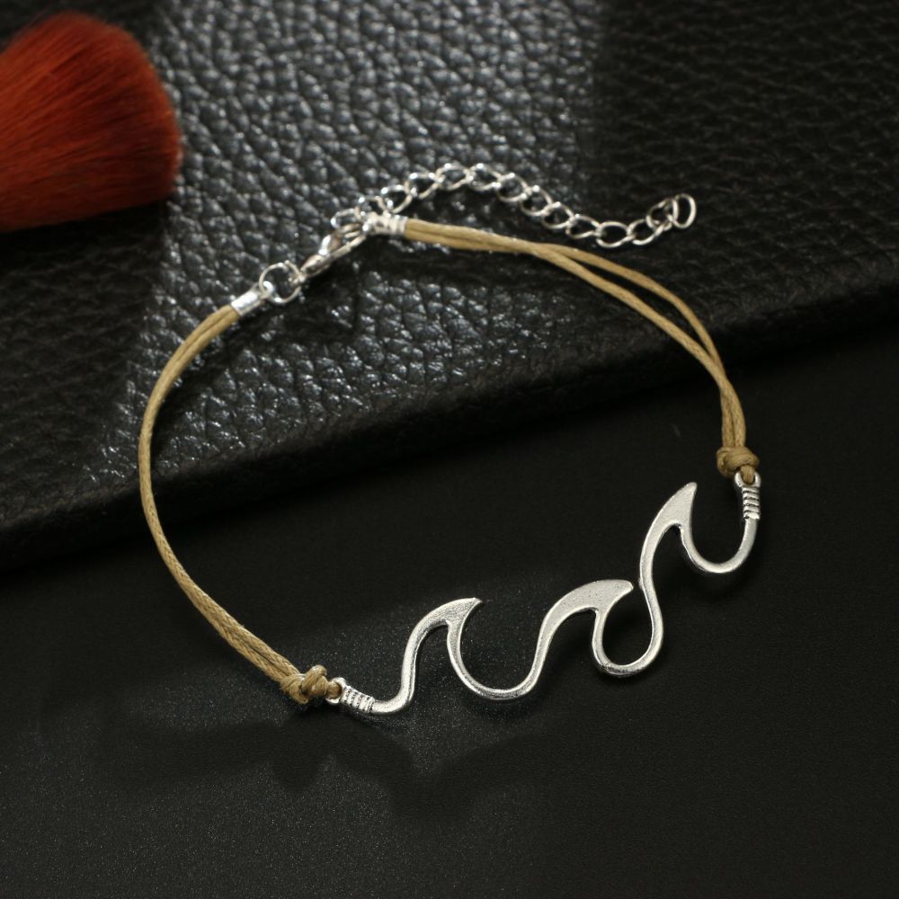 Boho Wave Shell Anklet Multi-Layer Beach Anklet Foot Charm Jewelry Gifts Women
