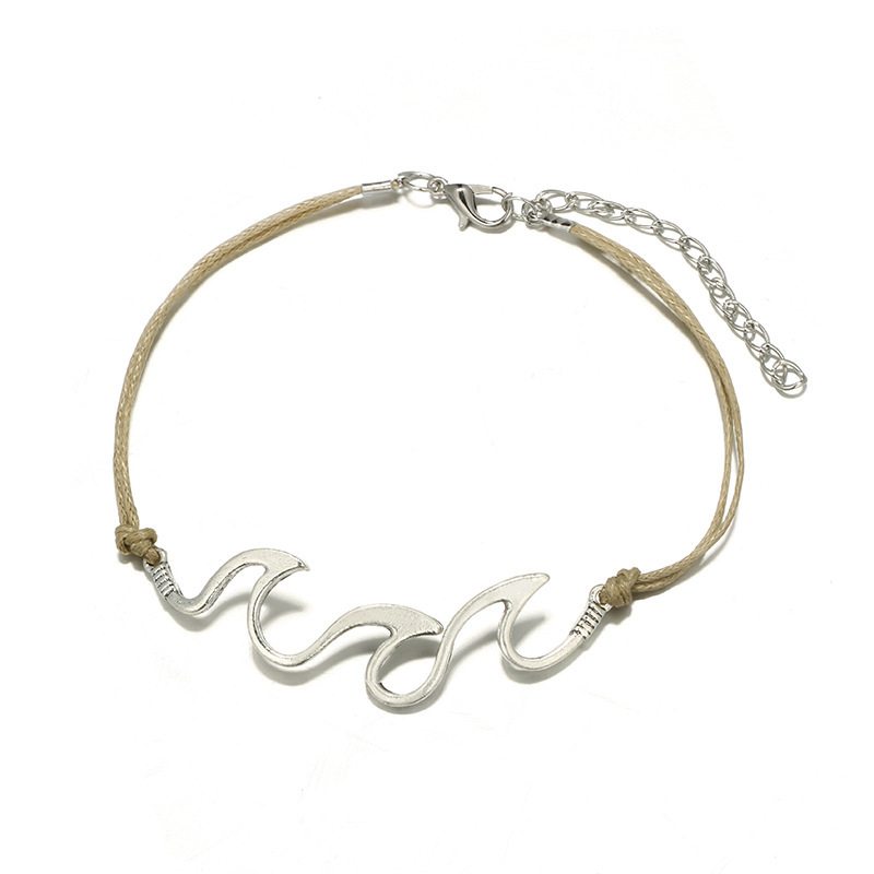 Boho Wave Shell Anklet Multi-Layer Beach Anklet Foot Charm Jewelry Gifts Women