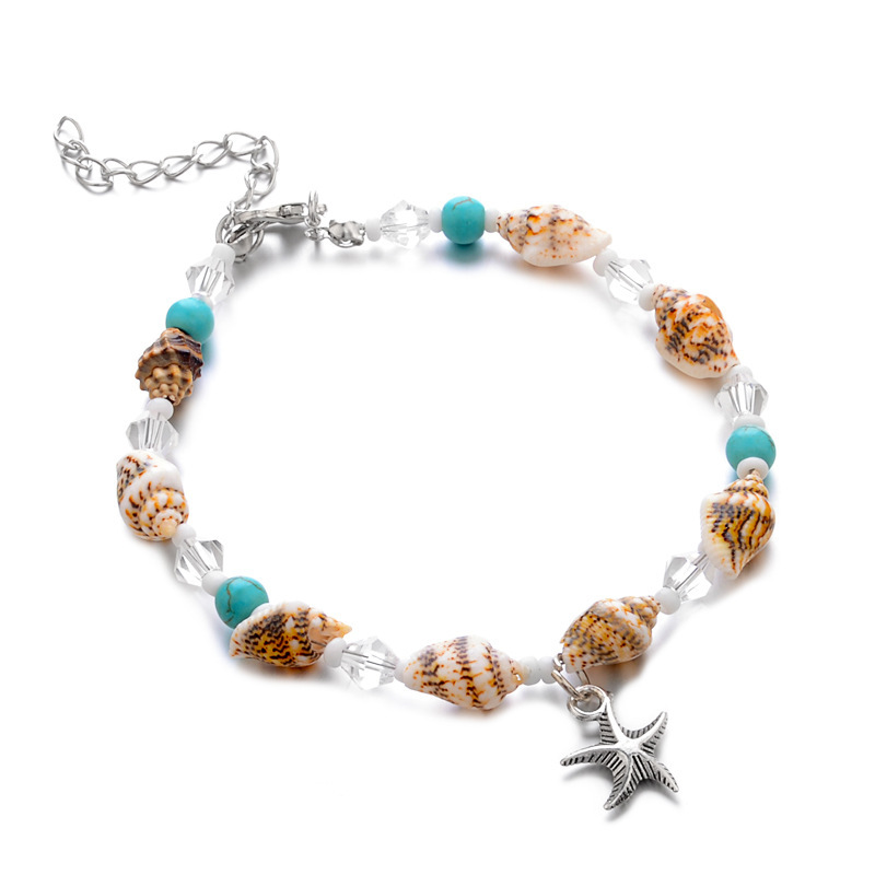 Star Alloy Pendant Beach Anklet Foot Charm Jewelry Gifts Women