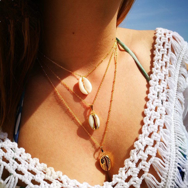 Multi-Layer Moon Necklace Choker with Long Chain for Women and Girls