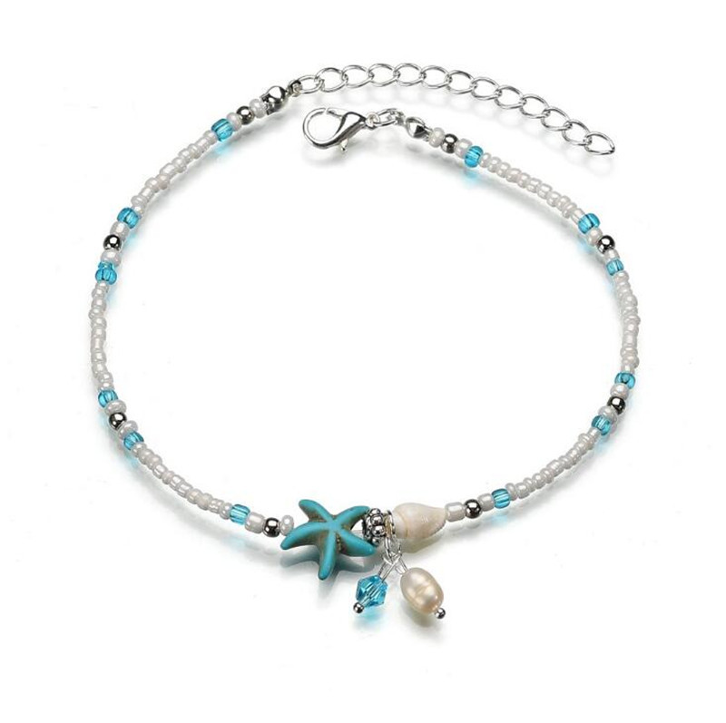 Boho Star Beach Anklet Foot Charm Jewelry Gifts Women