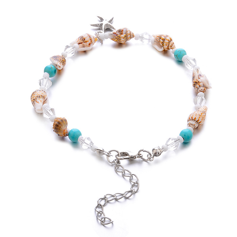 Star Alloy Pendant Beach Anklet Foot Charm Jewelry Gifts Women