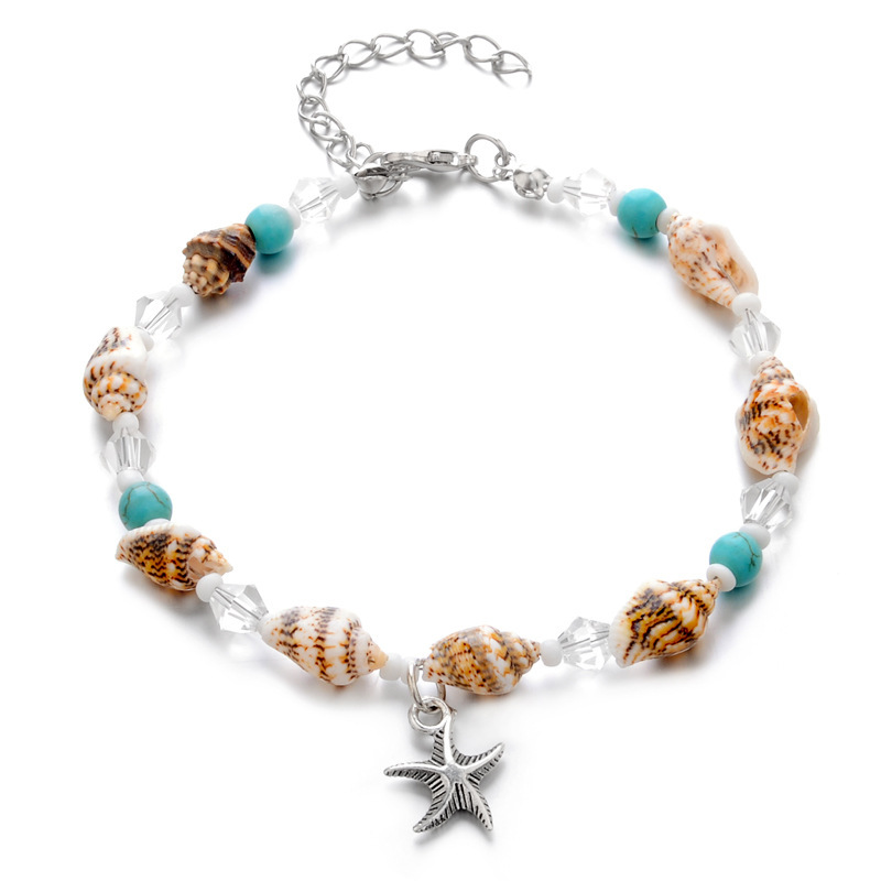 Star Alloy Pendant Beach Anklet Foot Charm Jewelry Gifts Women