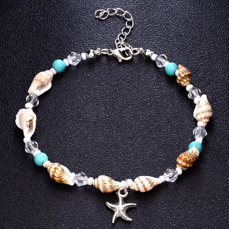 Star Alloy Pendant Beach Anklet Foot Charm Jewelry Gifts Women