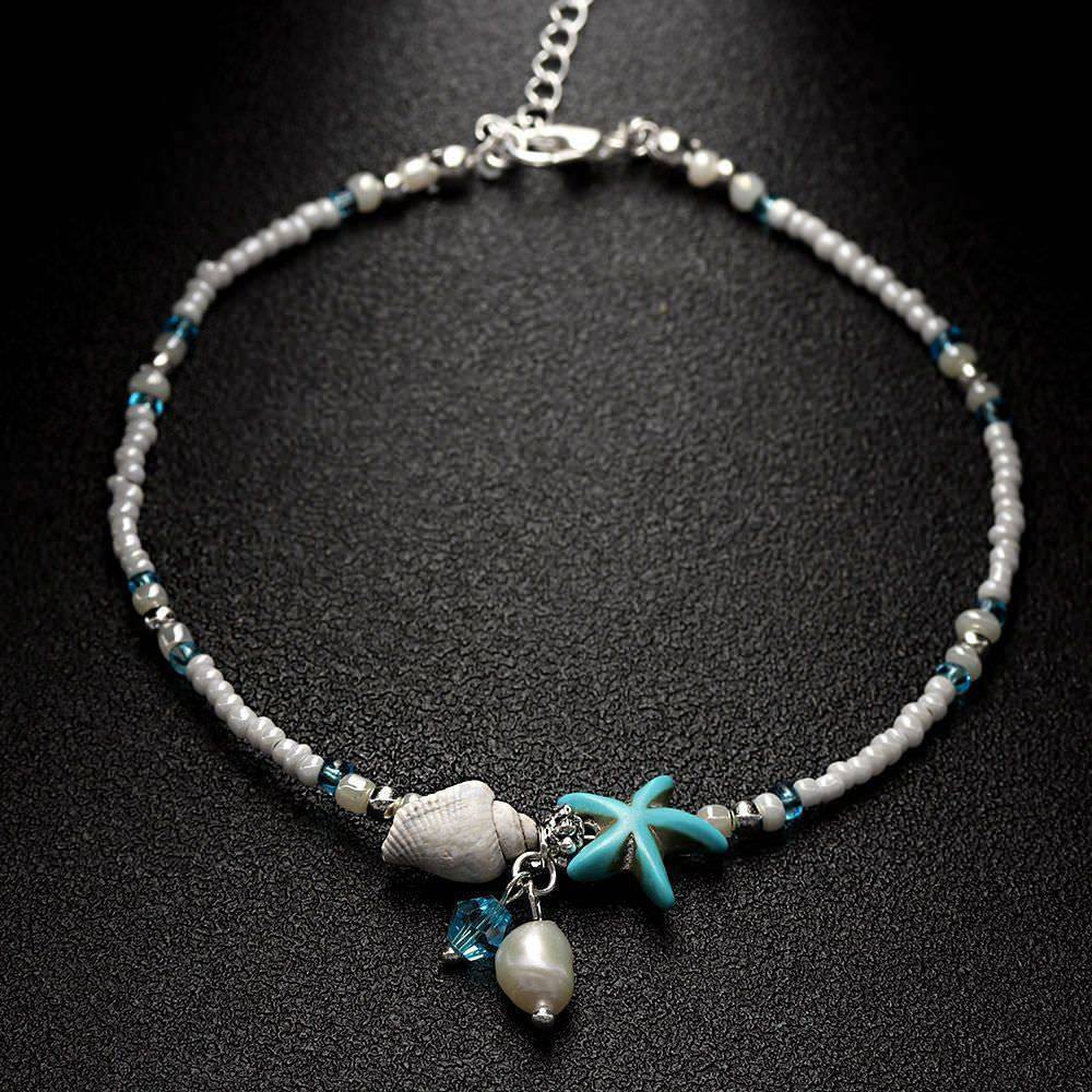 Boho Star Beach Anklet Foot Charm Jewelry Gifts Women