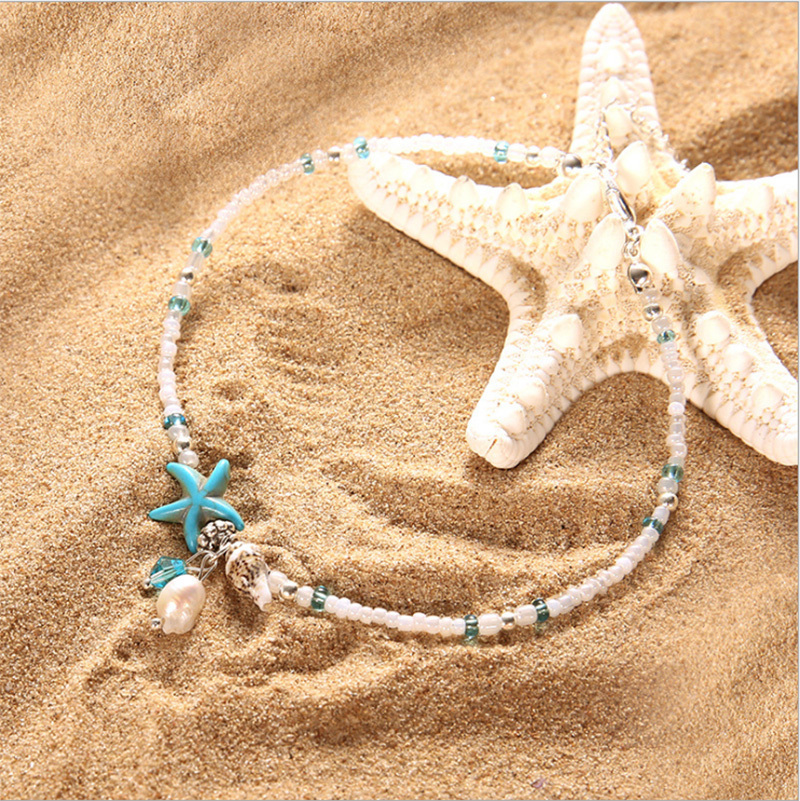 Boho Star Beach Anklet Foot Charm Jewelry Gifts Women