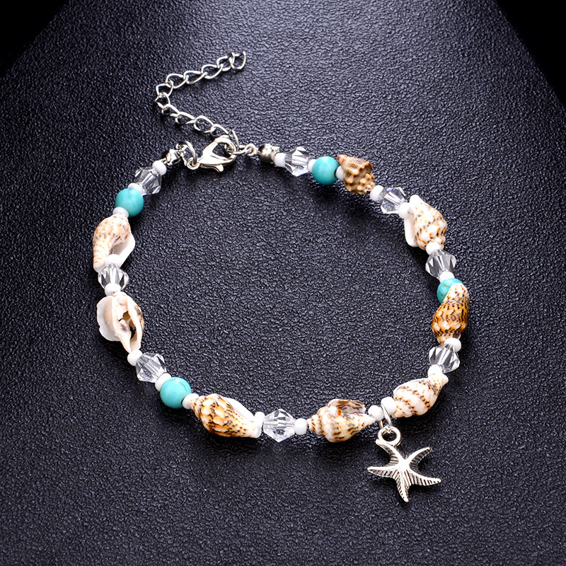Star Alloy Pendant Beach Anklet Foot Charm Jewelry Gifts Women