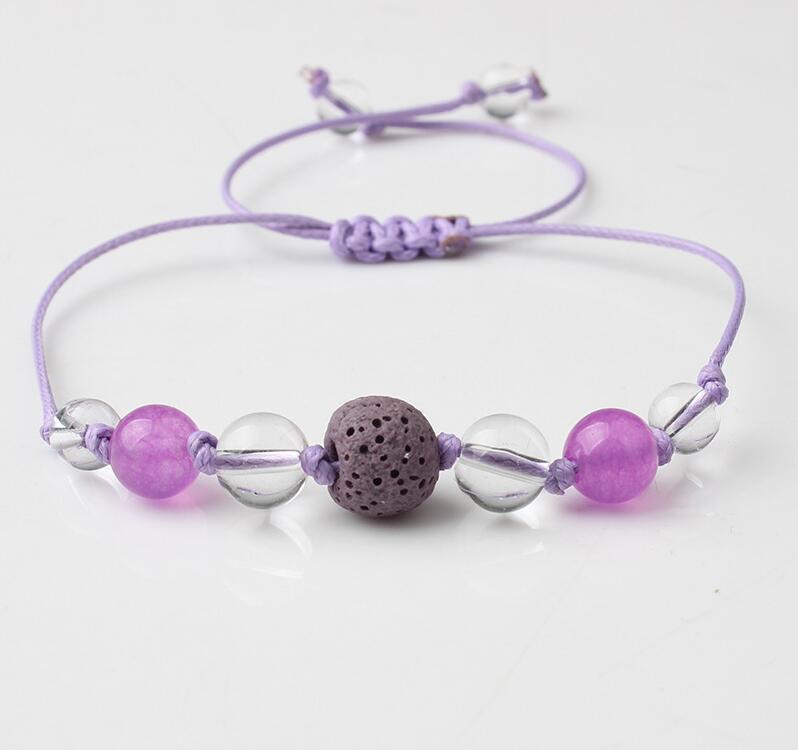 Wave Crystal Bracelet Braided Rope Bracelet Set Adjustable Friendship Bohemian Handmade Bracelet