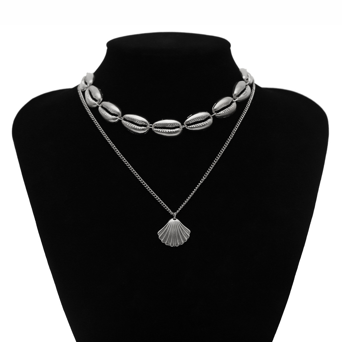 Women Necklace Chains,Nmch Fashion Tassel Multilayer Necklace Elegant Silver Gold Chain Jewelry Gift