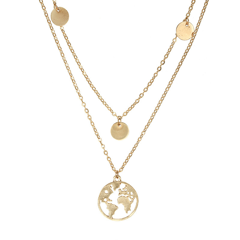 Women Necklace Chains,Nmch Fashion Tassel Multilayer Necklace Elegant Silver Gold Chain Jewelry SN0726G
