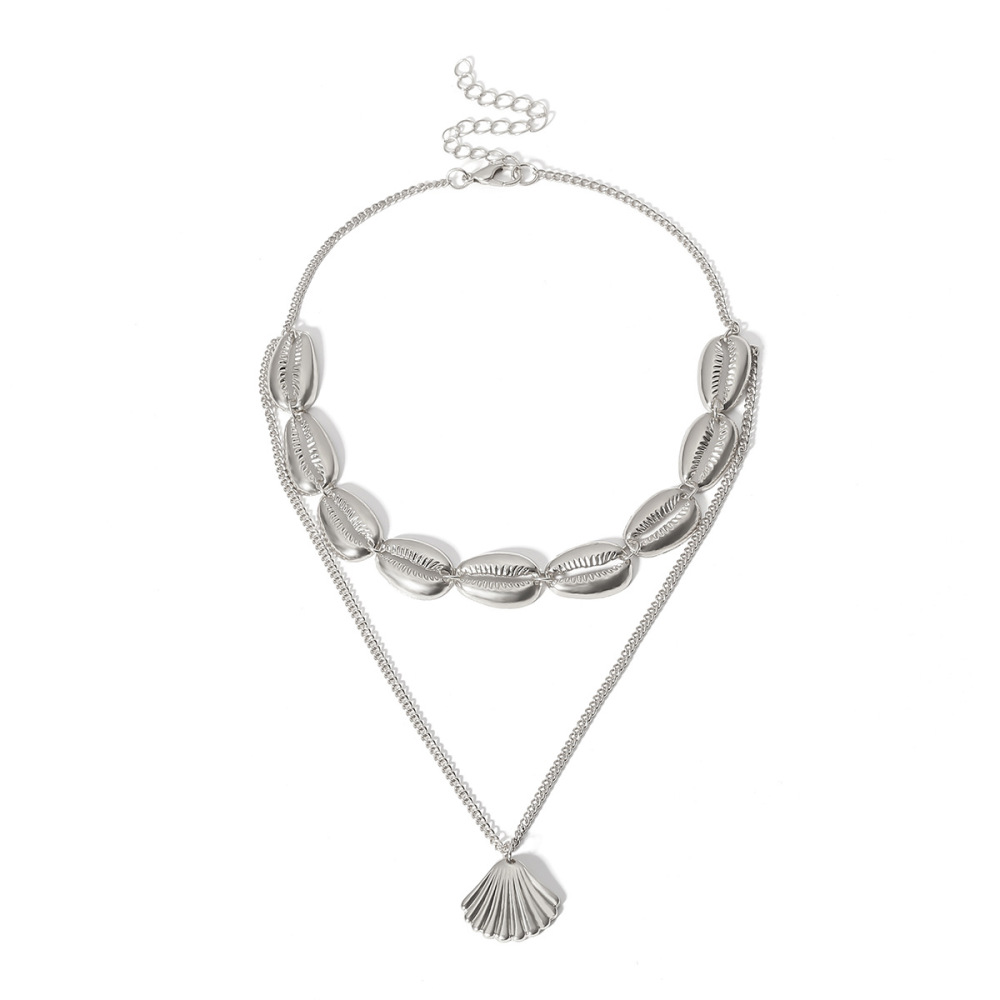 Women Necklace Chains,Nmch Fashion Tassel Multilayer Necklace Elegant Silver Gold Chain Jewelry SN0724G