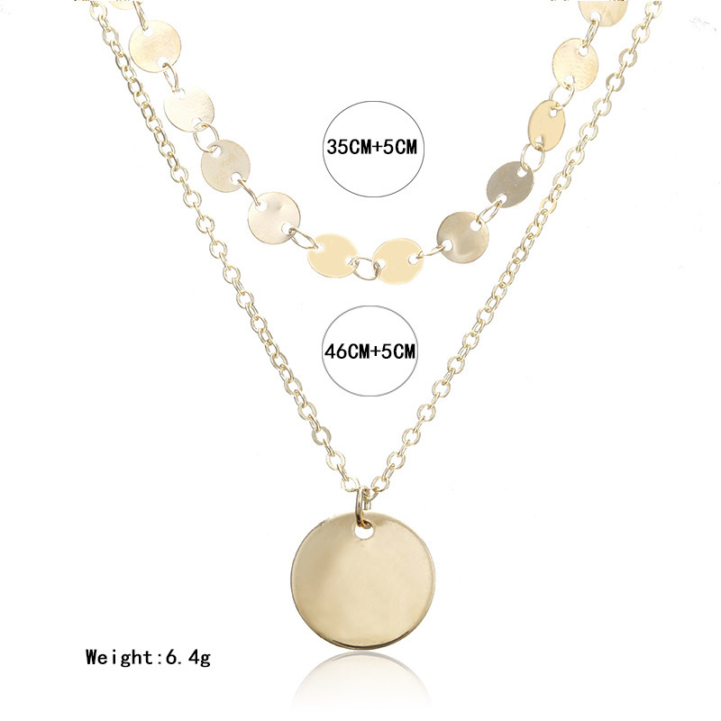 Women Necklace Chains,Nmch Fashion Tassel Multilayer Necklace Elegant Silver Gold Chain Jewelry SN0726G
