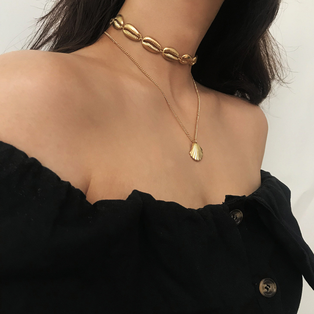 Women Necklace Chains,Nmch Fashion Tassel Multilayer Necklace Elegant Silver Gold Chain Jewelry SN0725GS
