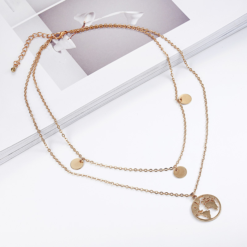 Women Necklace Chains,Nmch Fashion Tassel Multilayer Necklace Elegant Silver Gold Chain Jewelry SN0721G