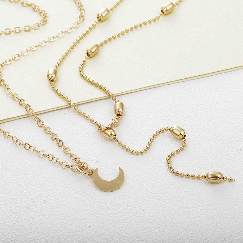 Women Necklace Chains,Nmch Fashion Tassel Multilayer Necklace Elegant Silver Gold Chain Jewelry SN0726G