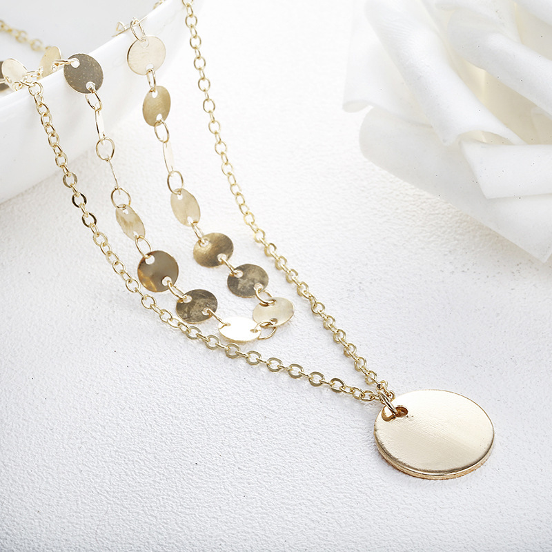 Women Necklace Chains,Nmch Fashion Tassel Multilayer Necklace Elegant Silver Gold Chain Jewelry Gift