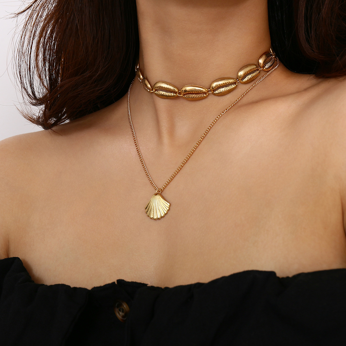 Women Necklace Chains,Nmch Fashion Tassel Multilayer Necklace Elegant Silver Gold Chain Jewelry SN0726G