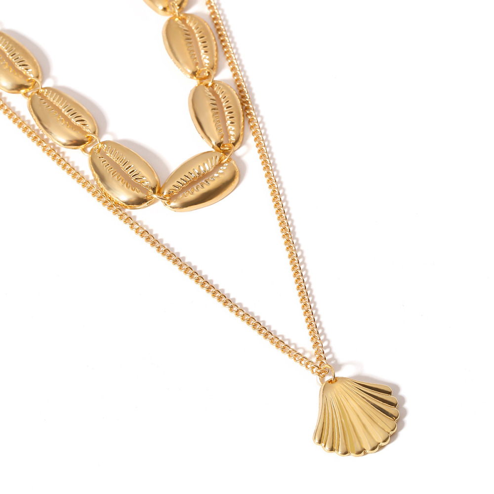Women Necklace Chains,Nmch Fashion Tassel Multilayer Necklace Elegant Silver Gold Chain Jewelry SN0725GS