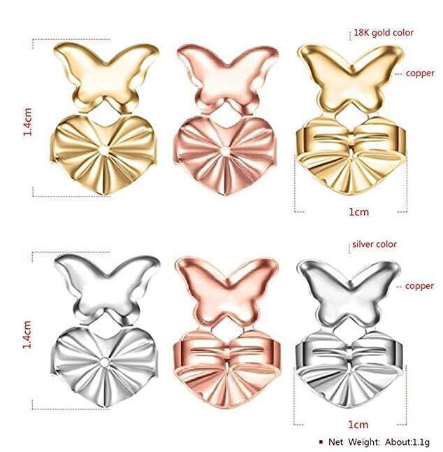 Magic Earring Backs  Secure Backings Adjustable Hypoallergenic Earing Backs Lifts,Easy to Use Back Earrings for Ear Lobe Lifter,Instantly Lift Earring
