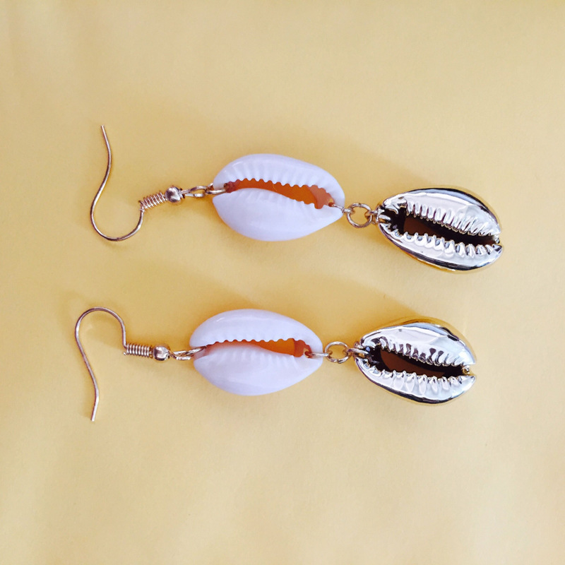 Shell Earrings Set Pearl Pendant Earrings Beach Earrings Accessories for Women Girl