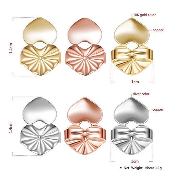 Magic Earring Backs  Secure Backings Adjustable Hypoallergenic Earing Backs Lifts,Easy to Use Back Earrings for Ear Lobe Lifter,Instantly Lift Earring