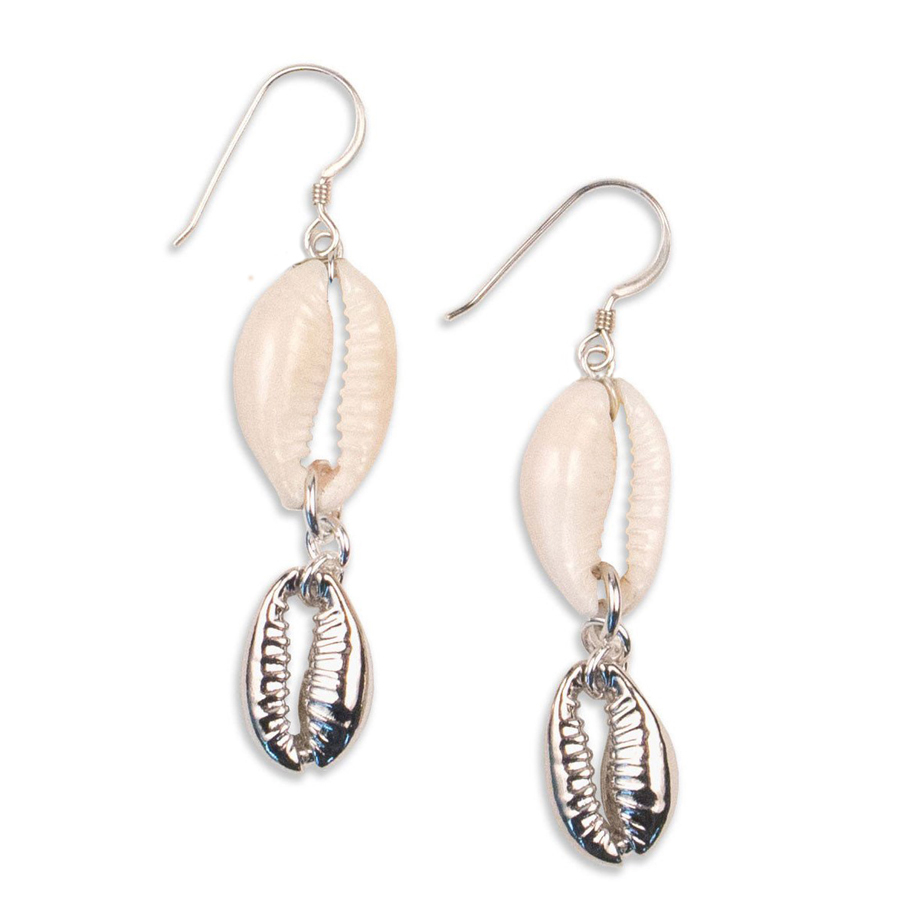 Shell Earrings Set Pearl Pendant Earrings Beach Earrings Accessories for Women Girl