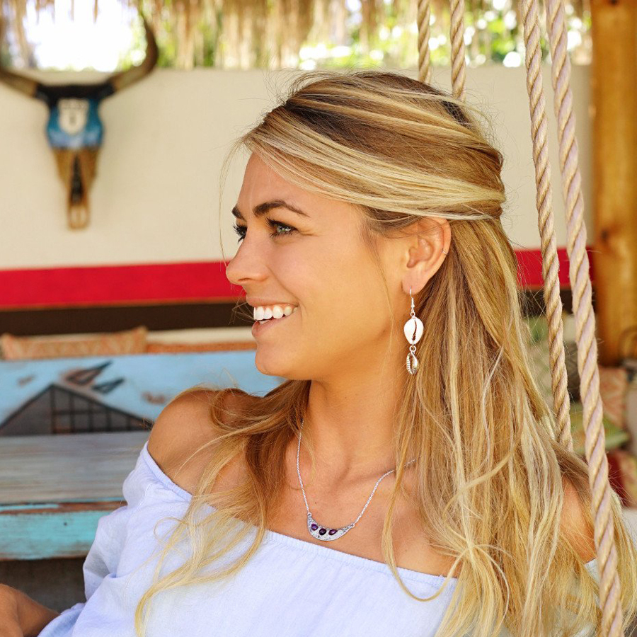 Shell Earrings Set Pearl Pendant Earrings Beach Earrings Accessories for Women Girl