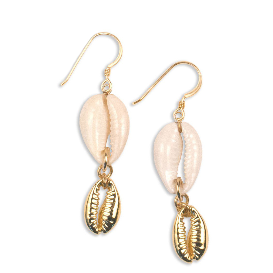 Shell Earrings Set Pearl Pendant Earrings Beach Earrings Accessories for Women Girl