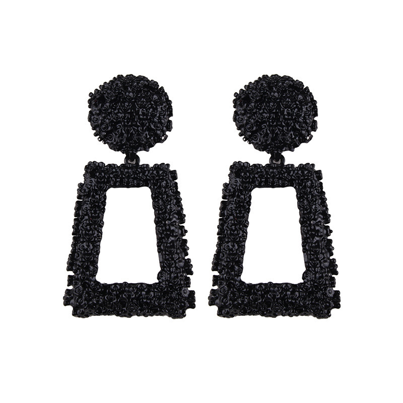 Mottled Acrylic Dangle Drop Earrings for Women Resin Stud Earrings Bohemian Statement Drop Dangle Earrings Fashion Jewelry