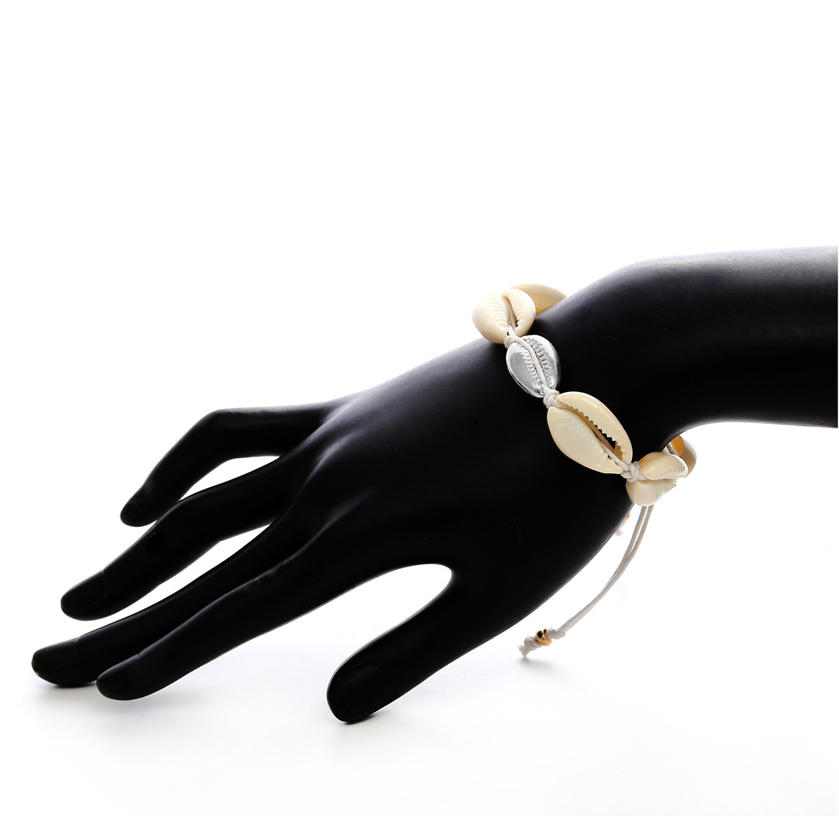 Natural Shell Gold Shell Cowry Beaded Friendship Bracelets Boho Fashion Beach Seashell Strand Bracelets Women Jewelry