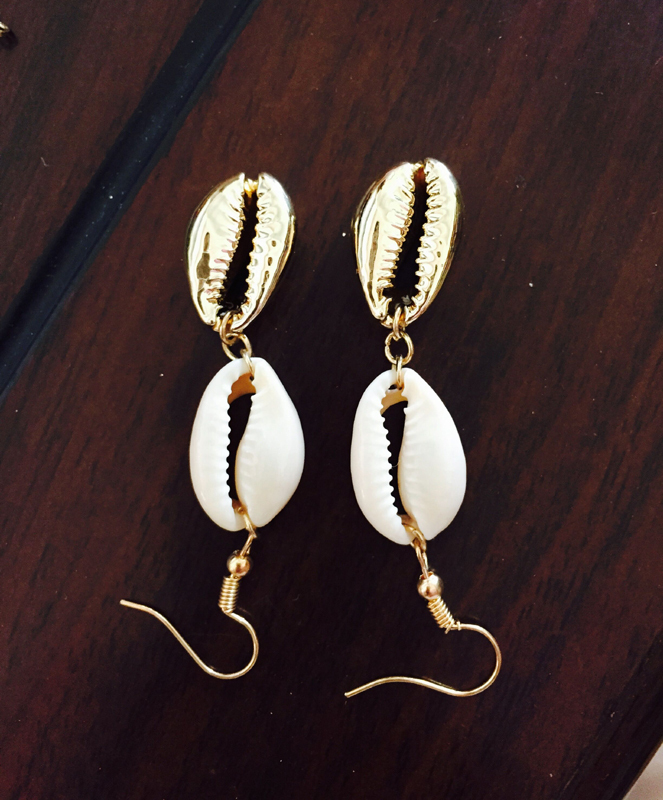 Shell Earrings Set Pearl Pendant Earrings Beach Earrings Accessories for Women Girl