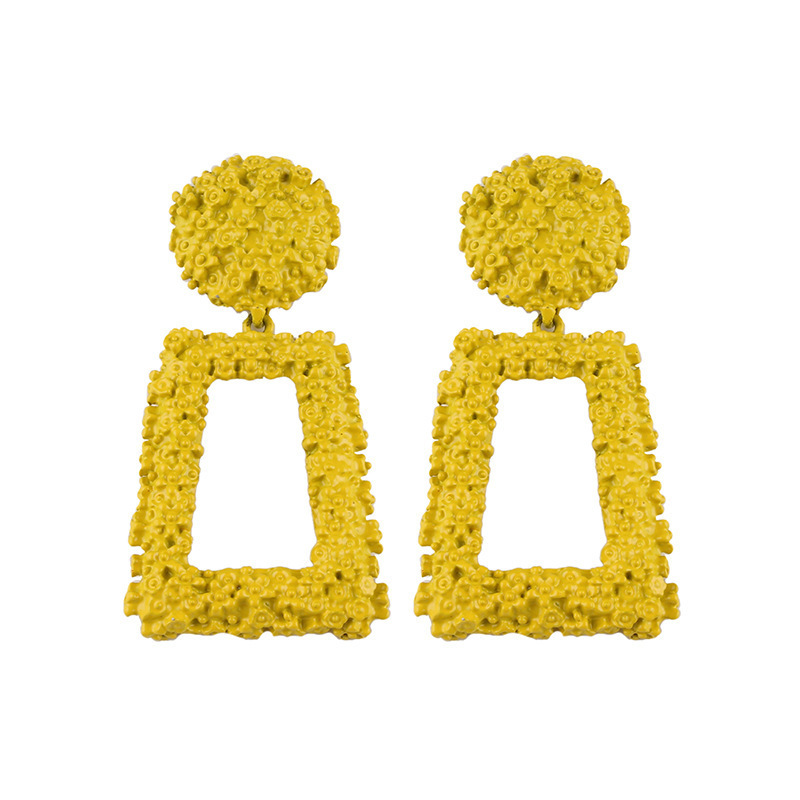 Mottled Acrylic Dangle Drop Earrings for Women Resin Stud Earrings Bohemian Statement Drop Dangle Earrings Fashion Jewelry