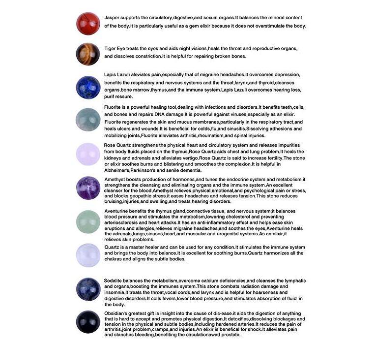 Gems Mini Clear Glass 10 ml Roller Balls for Essential Oils - Small Glass Roller Bottles with Decorative Tops & Tumbled Gemstone Chips Inside