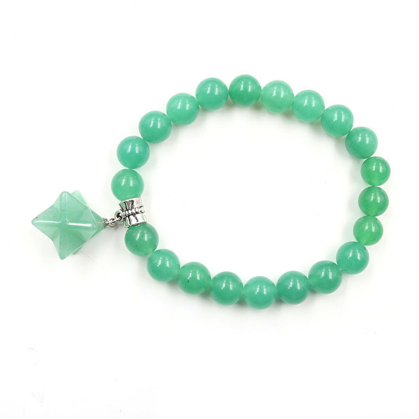 8 Stars  Stone Bracelet for Unisex, Stretchy 7 Chakra Wrist Bracelet for Women and Men