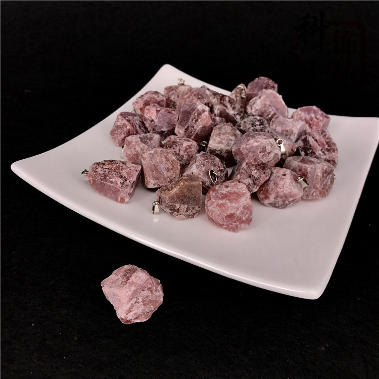 Chakra Healing Raw Gemstones and Natural Clear Quartz Dowsing Pendulum Hexagonal Point Stones Pendant